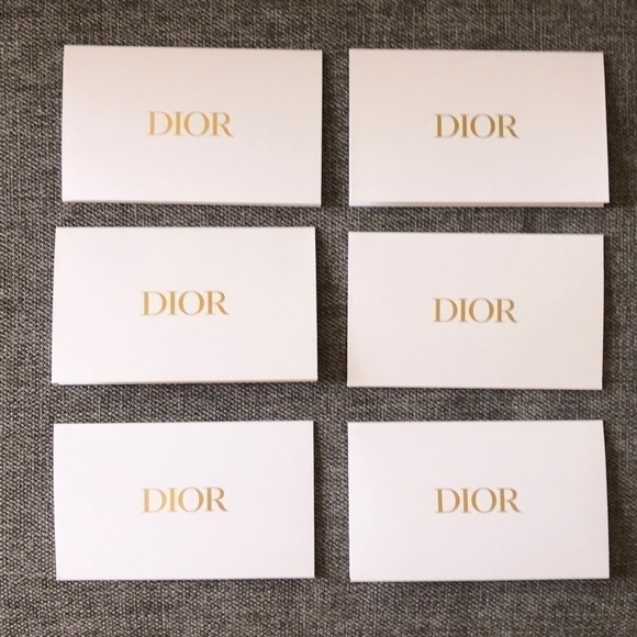DIOR Gift Wedding Envelop with Interior Pocket Set of 12 White Holiday - Picture 3 of 13